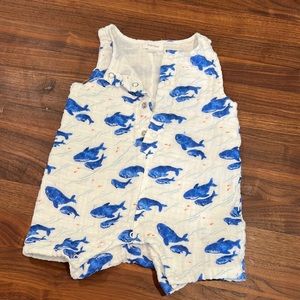 Whale print Angel Dear onesie 🐳
